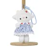 A cute and adorable white plush little lamb pendant, a keychain and car bag decoration Item Picture